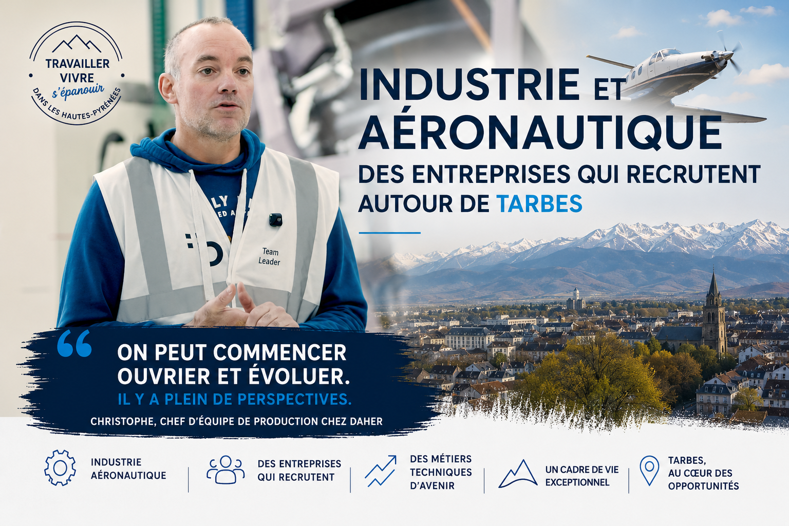 Industrie et aéronautique : des entreprises qui recrutent autour de Tarbes