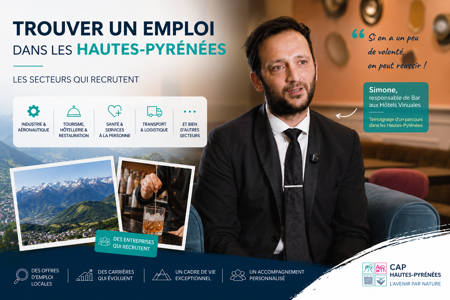 Trouver un emploi dans les Hautes-Pyrénées : les secteurs qui recrutent