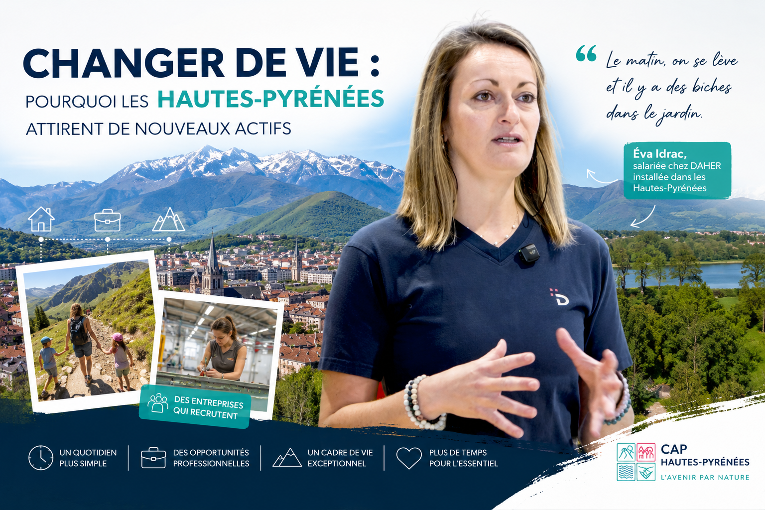 Quitter la ville pour les Hautes-Pyrénées : le choix de nombreux actifs